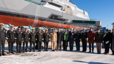 تعويم أول سفينة قتالية سعودية بمشروع طويق - إنجاز عسكري