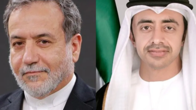 عبد الله بن زايد وعراقجي يبحثان خفض التصعيد بالمنطقة