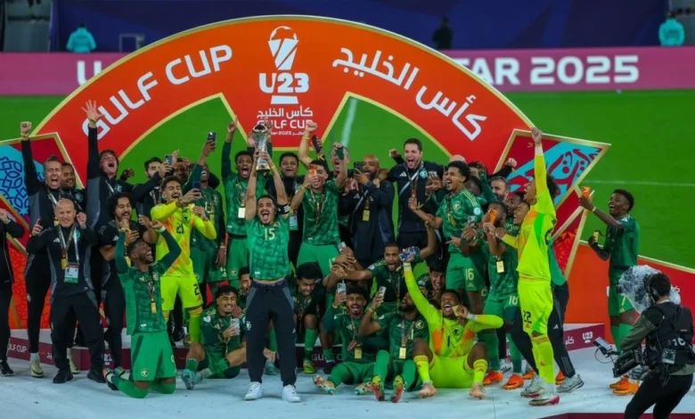 المنتخب السعودي الأولمبي يتوج بكأس الخليج تحت 23 عاماً