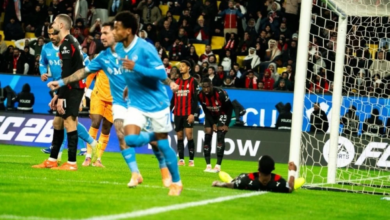 نابولي يقصي ميلان ويتأهل لنهائي السوبر الإيطالي