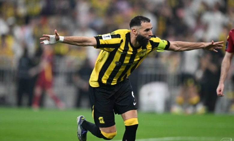 الاتحاد يهزم ناساف بهدف بنزيما في دوري أبطال آسيا للنخبة