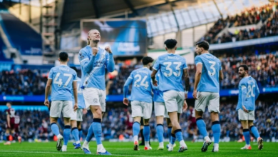 مانشستر سيتي يواجه نوتنغهام فورست لخطف صدارة الدوري الإنجليزي