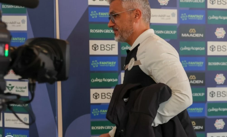 مدرب القادسية يعلق على التعادل أمام ضمك في دوري روشن