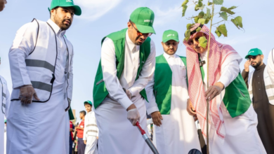 الغطاء النباتي يدعم مبادرة الرياض تتطوع بـ 80 ألف شتلة