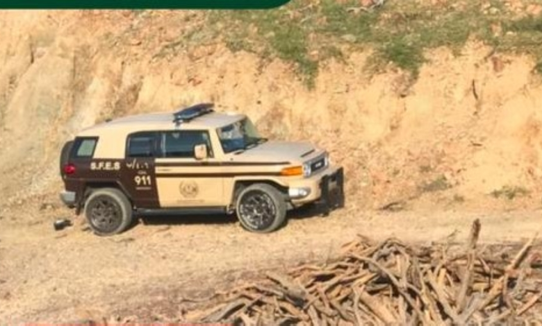 ضبط مخالف لنظام البيئة في حائل لبيعه حطب محلي