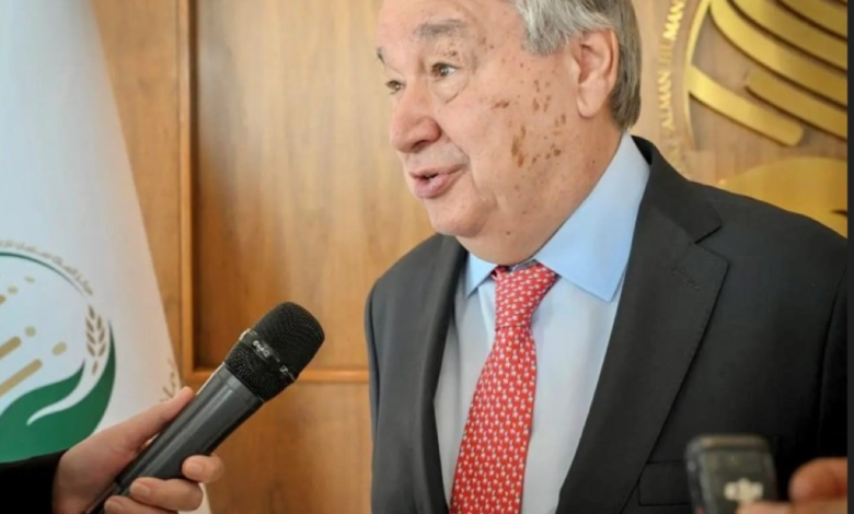 غوتيريش: مركز الملك سلمان للإغاثة نموذج عالمي للسخاء