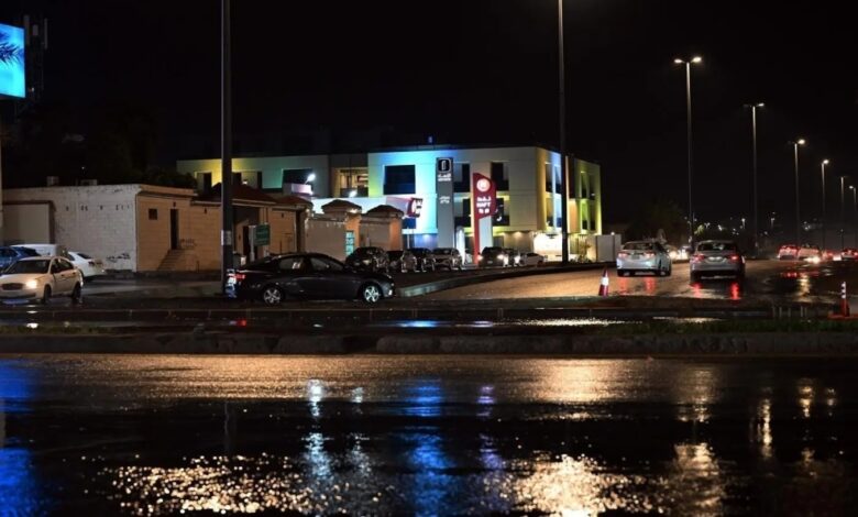 كميات الأمطار في السعودية: الرياض تسجل الأعلى بـ 12 ملم