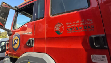 السعودية تسلم سوريا سيارات إطفاء لمكافحة حرائق اللاذقية
