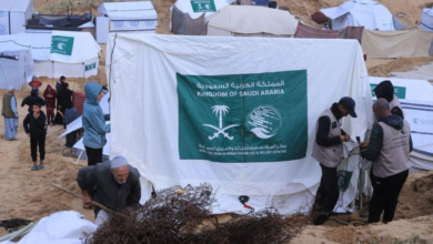 مركز الملك سلمان يغيث نازحي غزة بمساعدات عاجلة لمواجهة الشتاء