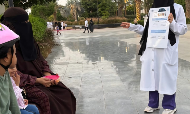 حملة التغطية الصحية الشاملة بمجمع الملك عبدالله الطبي بجدة