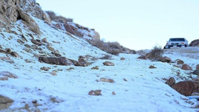 ثلوج تبوك اليوم: تفاصيل تنبيه الأرصاد وموعد الحالة الجوية