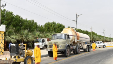 بلدية مليجة تنجح في سحب 828 متر مكعب من مياه الأمطار