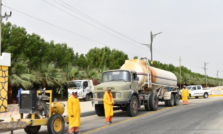 The municipality of Mlija successfully removed 828 cubic meters of rainwater