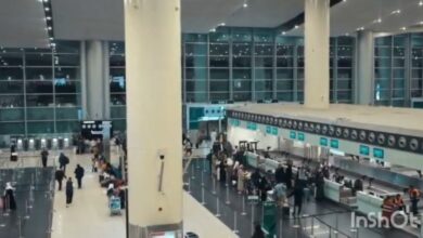 انسيابية حركة السفر في مطار الملك خالد الدولي بعد عودة التشغيل