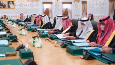 مجلس الوزراء يبارك مشروع القطار الكهربائي السريع مع قطر