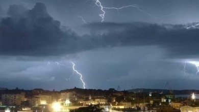 حالة الطقس اليوم: أمطار رعدية وضباب في السعودية