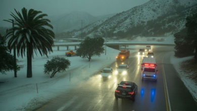 عاصفة كاليفورنيا: إجلاء المئات وتحذيرات من فيضانات مدمرة
