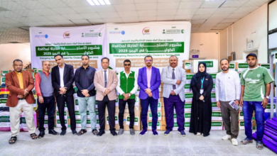 السعودية تسلم صحة حضرموت مستلزمات لمكافحة الكوليرا