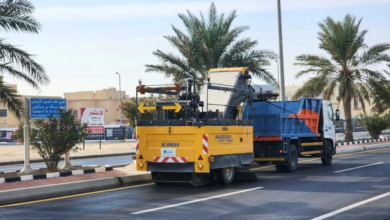 بلدية الخفجي ترفع 8670 متراً من المخلفات بعد الأمطار