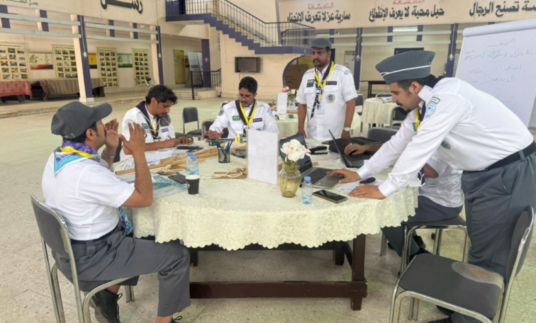 ختام الدراسة المتقدمة للشارة الخشبية في نجران وتأهيل 40 قائداً