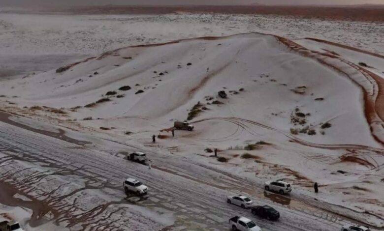 Weather forecast: Tabuk and Sakaka are the coldest, with temperatures 5 degrees lower, and rain in several areas