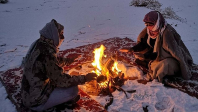 الأرصاد: موجة باردة تضرب 5 مناطق والحرارة تحت الصفر