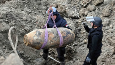 إزالة قنبلة من الحرب العالمية الثانية تزن 470 كجم في بلجراد