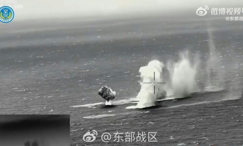 الصين تواصل مناورات تايوان وتايبيه تصف الحصار بالفاشل