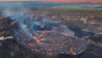 رفع حالة التأهب لبركان بور ني تيلونج في إندونيسيا