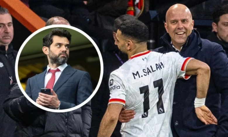 مستقبل محمد صلاح.. اجتماع طارئ بين وكيله وإدارة ليفربول