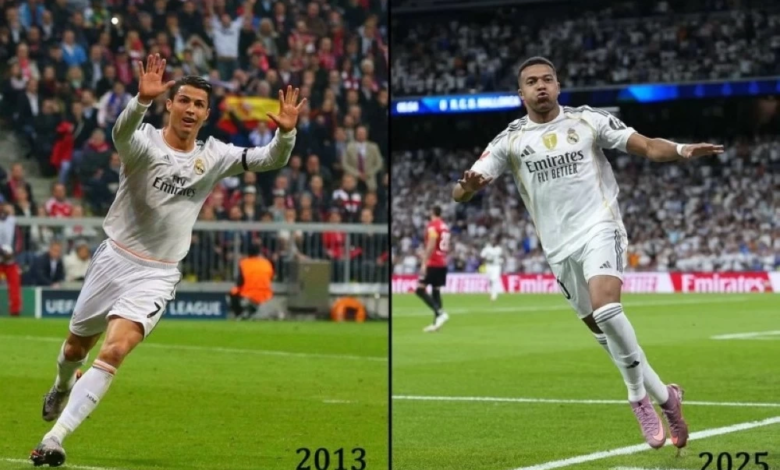 مبابي يعادل رقم رونالدو القياسي مع ريال مدريد في 2025