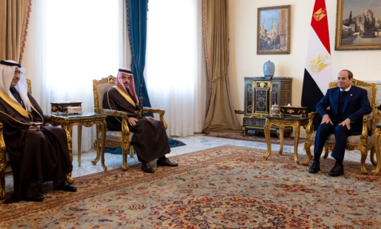 President Sisi receives the Saudi Foreign Minister to discuss regional issues