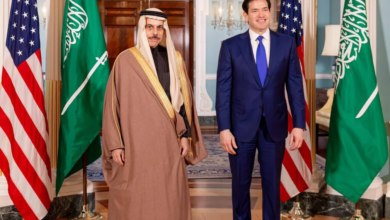 فيصل بن فرحان وروبيو يبحثان أمن المنطقة والعلاقات الثنائية