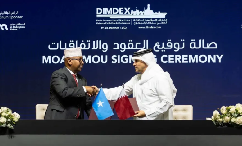Somalia and Qatar: Signing a defense cooperation agreement to enhance security and combat terrorism