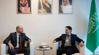 وزير الخارجية السعودي يبحث في دافوس مستقبل استقرار الشرق الأوسط