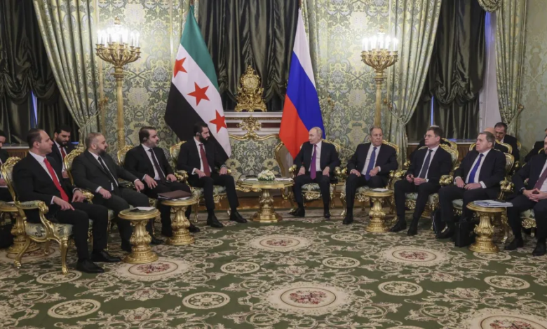 الشرع وبوتين: مباحثات استراتيجية لتوثيق العلاقات السورية الروسية