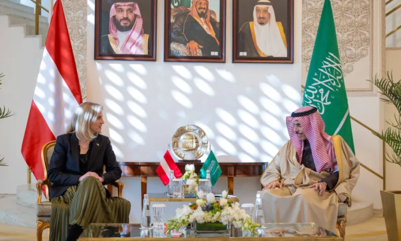 السعودية والنمسا: مباحثات لتطوير التعاون والشراكة الاستراتيجية