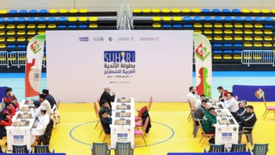 صحار تستضيف بطولة الأندية العربية للشطرنج بمشاركة 10 أندية