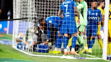 طرد نواف العقيدي في ديربي الرياض: جدل تحكيمي والبطاقة الأولى