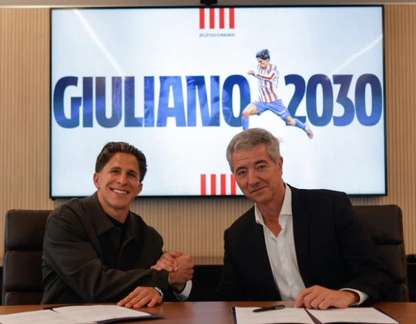 Atletico Madrid renews Giuliano Simeone's contract until 2030