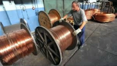 أسعار النحاس تقفز لمستويات قياسية وتتجاوز 12 ألف دولار