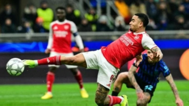 أرسنال يهزم إنتر ميلان 3-1 ويتصدر دوري أبطال أوروبا