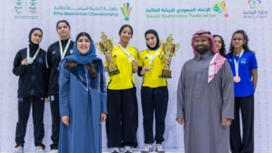 ياسمين عبدالجواد تتوج بذهبية الريشة الطائرة.. والنصر يتصدر