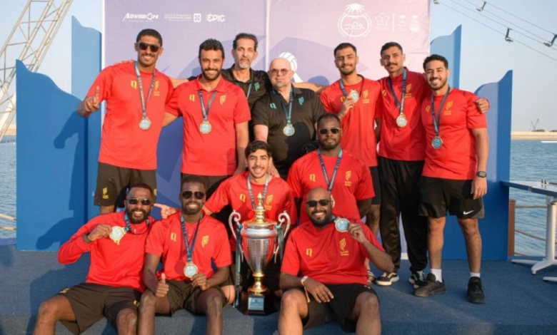 القادسية بطلاً لكأس كرة الماء الشاطئية للمرة الثالثة
