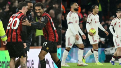 بورنموث يهزم ليفربول 3-2 في الوقت القاتل بالدوري الإنجليزي