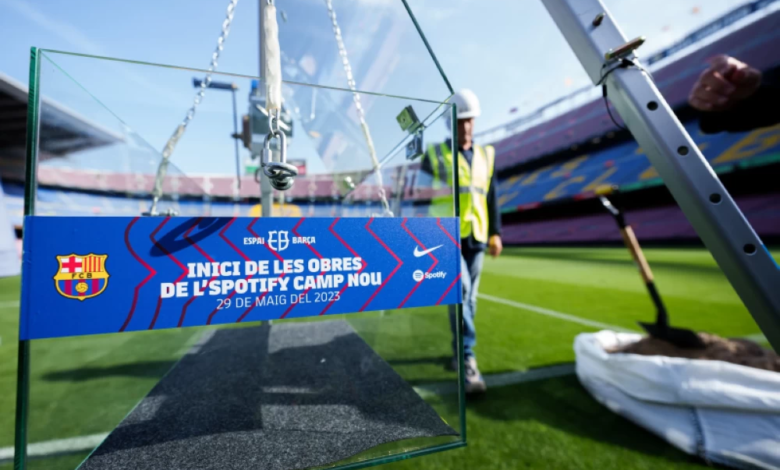 أمطار كامب نو تفضح عيوب التجديد وتيباس يعلق