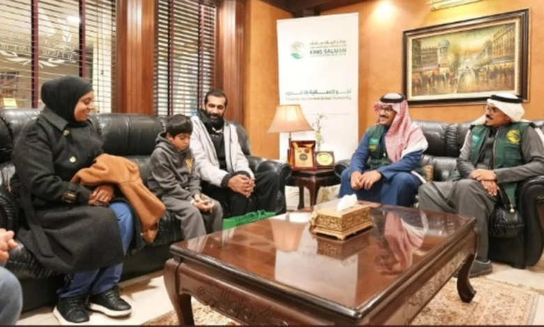 مركز الملك سلمان يتكفل بعلاج الطفل يزن نسمان من غزة