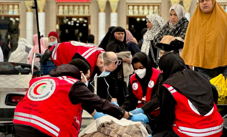 إنقاذ معتمر بالمسجد النبوي: الهلال الأحمر يتدخل في دقيقة واحدة