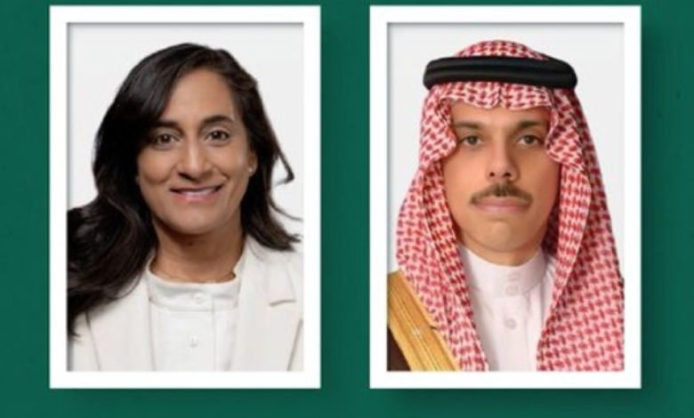 وزير الخارجية يبحث العلاقات والمستجدات مع نظيرته الكندية