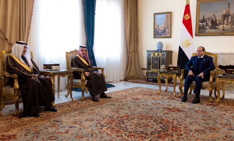 السيسي يستقبل وزير الخارجية السعودي لبحث تطورات المنطقة